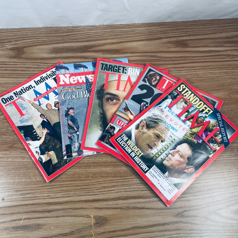 TIME Magazine Special Issues 2001 Set 9 11 Aftermath Newsweek Bundle